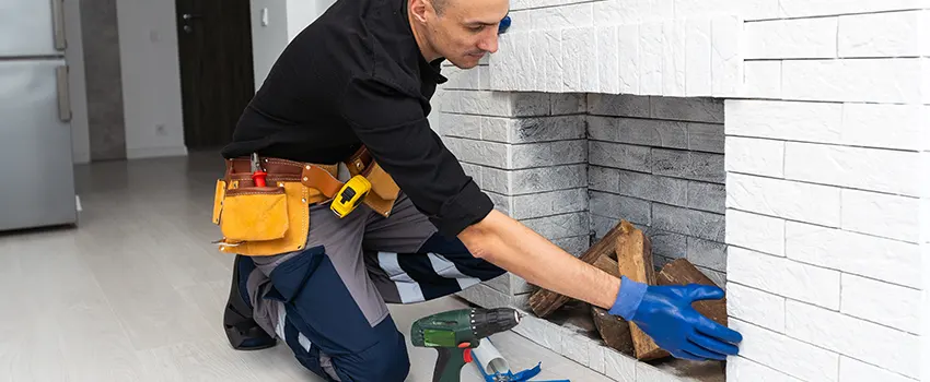 Fireplace Damaged Damper Frame Repair Services in Stephenville, Texas