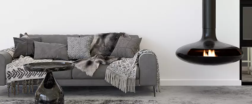 Circular Hanging Fireplace Installation Services in Stephenville, TX