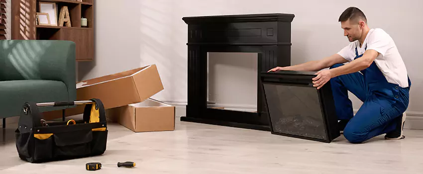 Old Rusted Metal Fireplace Repair And Replacement in Stephenville, TX